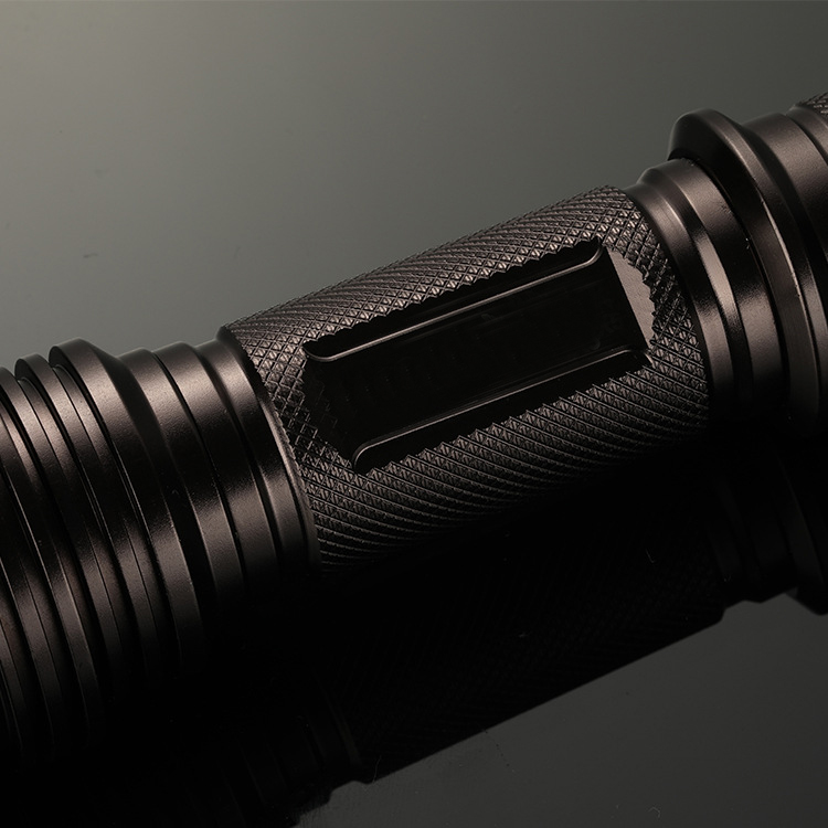 10W 317 Meters 1100LM LED Strong Light Aluminum Alloy Outdoor Riding Long-distance Lighting Waterproof Self-defense Flashlight